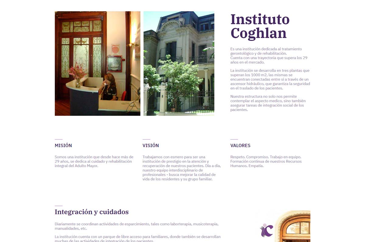 LP Designs Diseño de página web Institucional