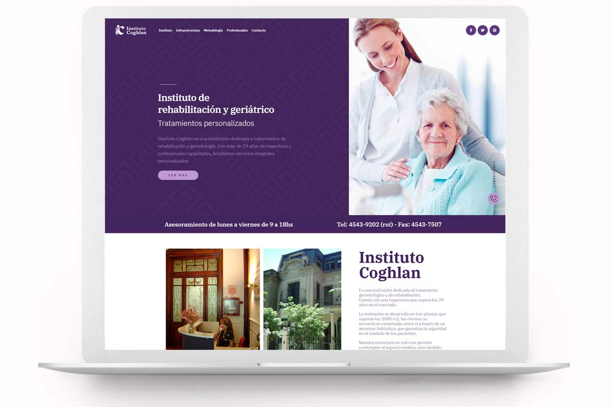 Diseño de página web institucional