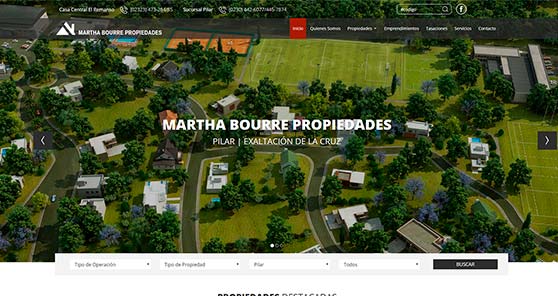 Diseño página web inmobiliaria