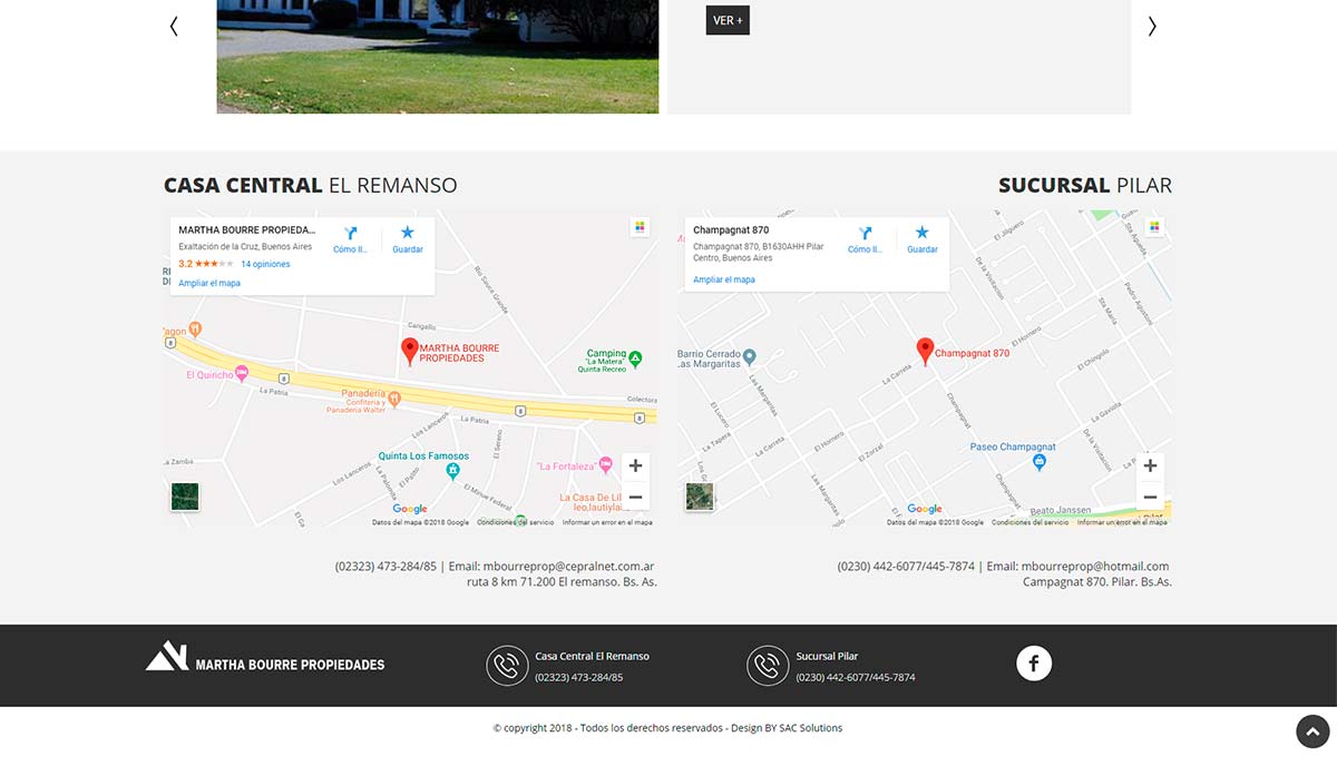 Diseño de página web inmobiliaria