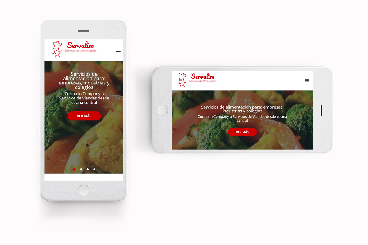 Diseño de página web gastronómica